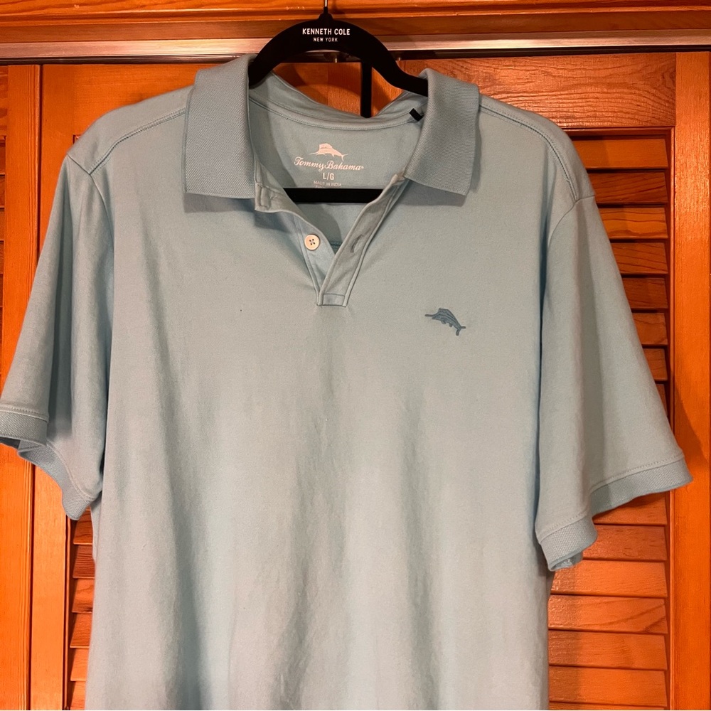 Tommy Bahama Sky Blue Polo Shirt